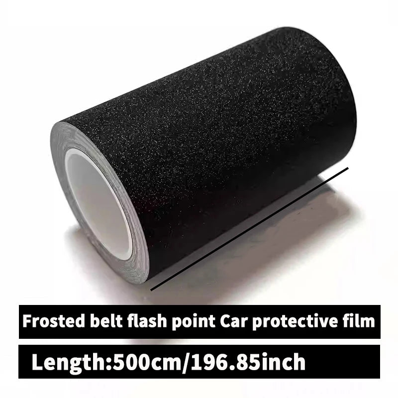 Autocollant en fibre de carbone pour voiture – Bande protectrice à coller soi-même pour seuil de porte et rétroviseurs latéraux – Anti-rayures, imperméable