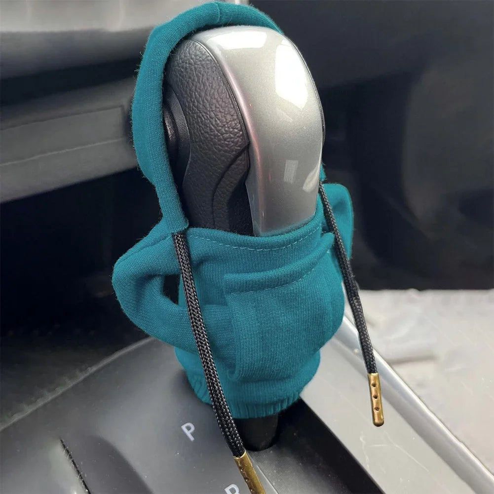 Housse de Levier de Vitesse Style Sweat à Capuche – Accessoire Tendance et Amusant pour Voiture