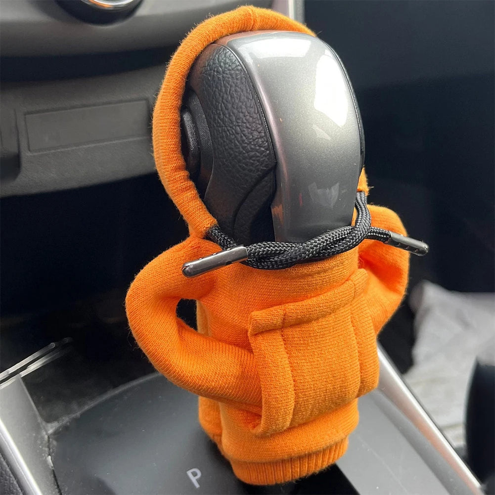 Housse de Levier de Vitesse Style Sweat à Capuche – Accessoire Tendance et Amusant pour Voiture