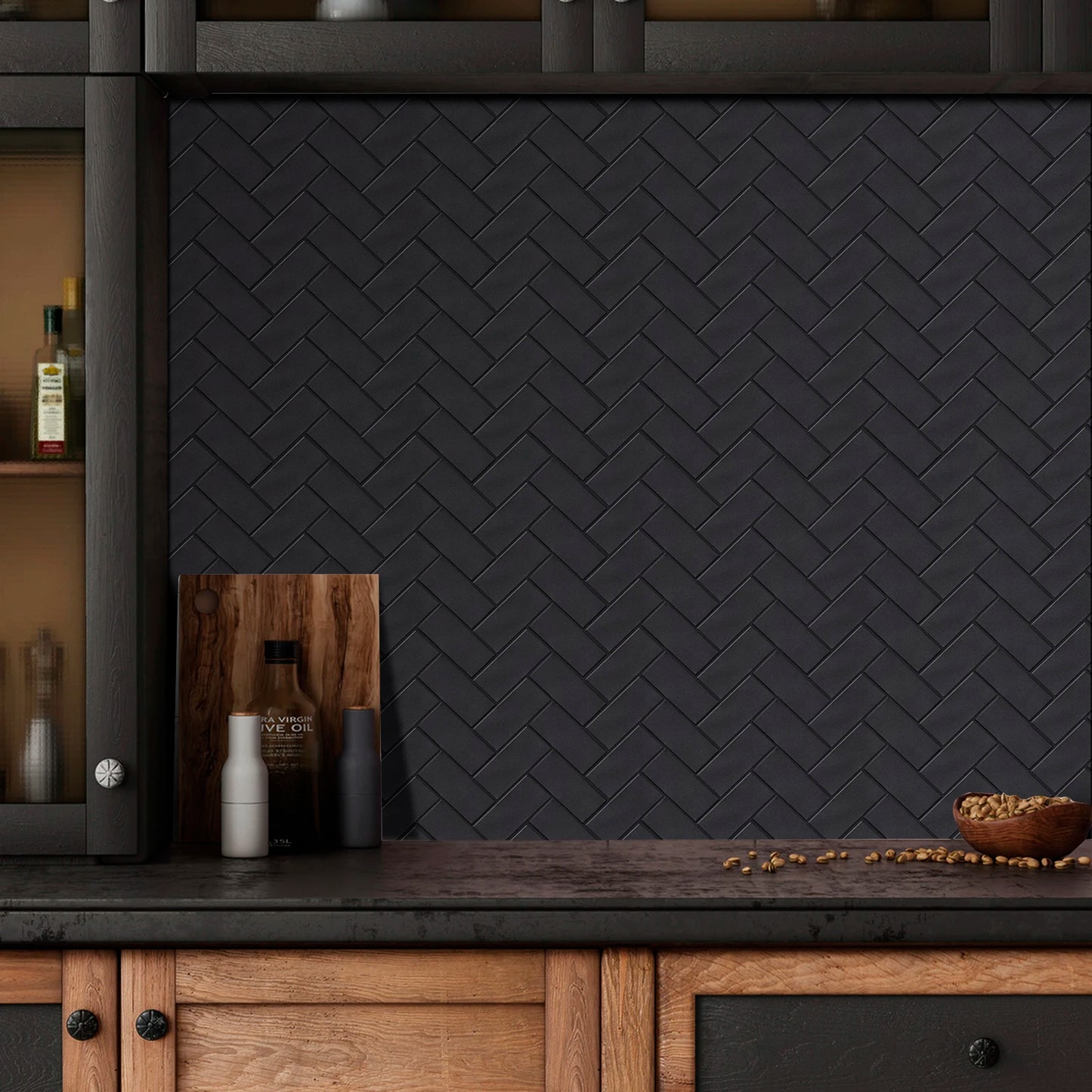 10 pièces peler et coller des carreaux muraux à talons bricolage backseret de cuisine à grande taille Autocollant mural étanche étanche en vinyle étanchable pour la maison