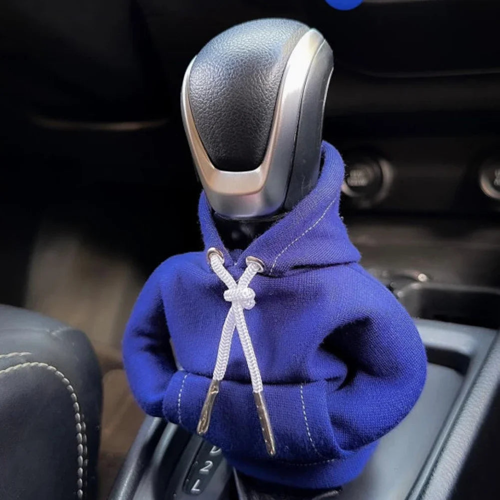 Housse de Levier de Vitesse Style Sweat à Capuche – Accessoire Tendance et Amusant pour Voiture