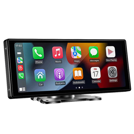 Lecteur vidéo pour voiture avec écran de navigation 10,26 pouces — CarPlay, Android Auto, Bluetooth, Wi-Fi, 5G, écran intelligent portable