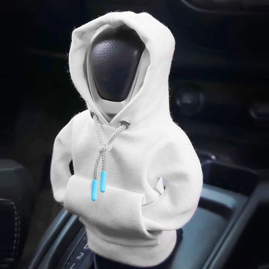 Housse de Levier de Vitesse Style Sweat à Capuche – Accessoire Tendance et Amusant pour Voiture