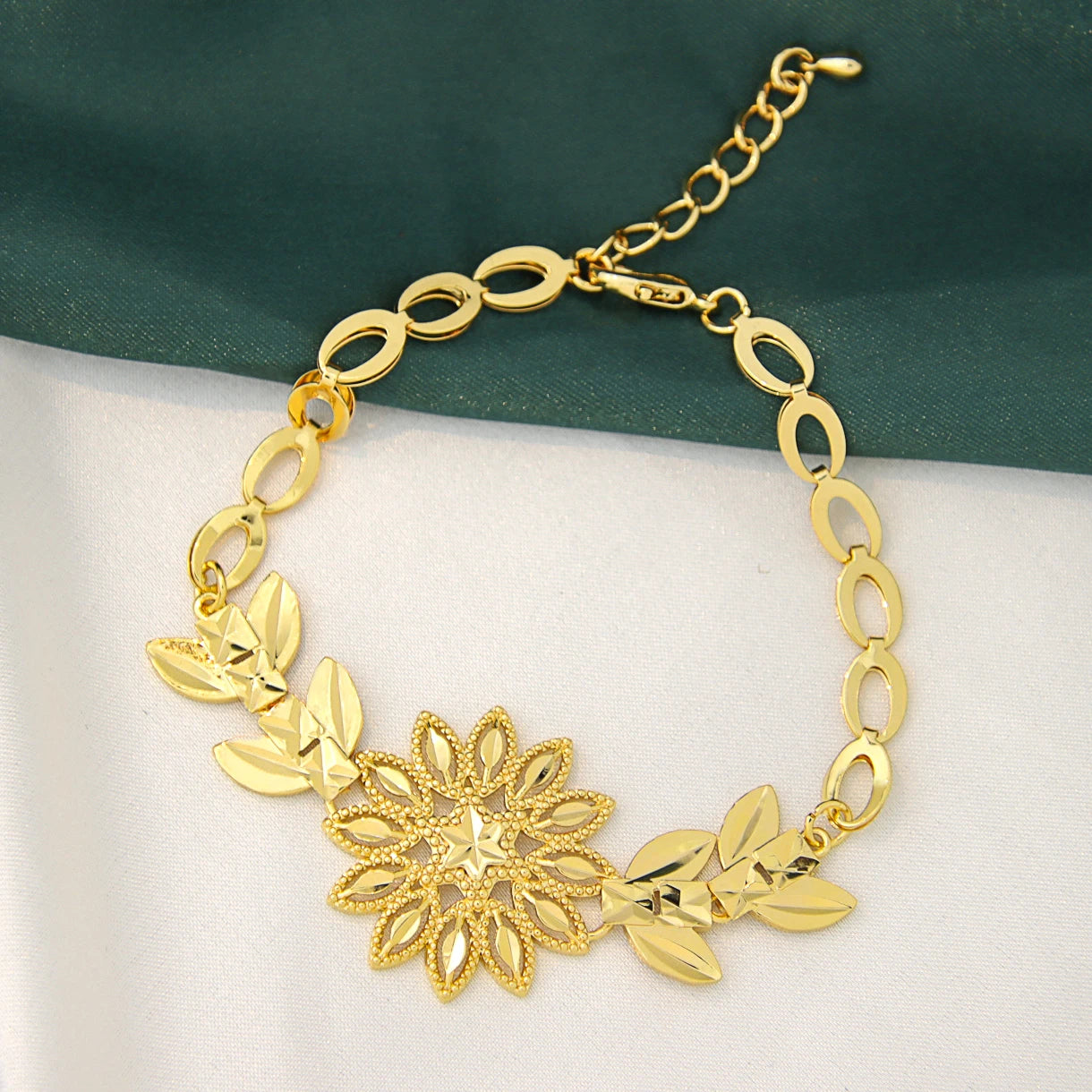 Parure de Bijoux Éthiopiens Plaqué Or 21K – Style Mariage Dubaï | Collier & Boucles d’Oreilles | Bijoux Africains & Marocains – Cadeau de Mariée
