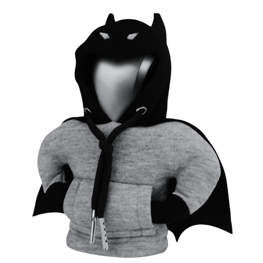 Housse de Levier de Vitesse Style Sweat à Capuche – Design Original "Bat" pour Voiture