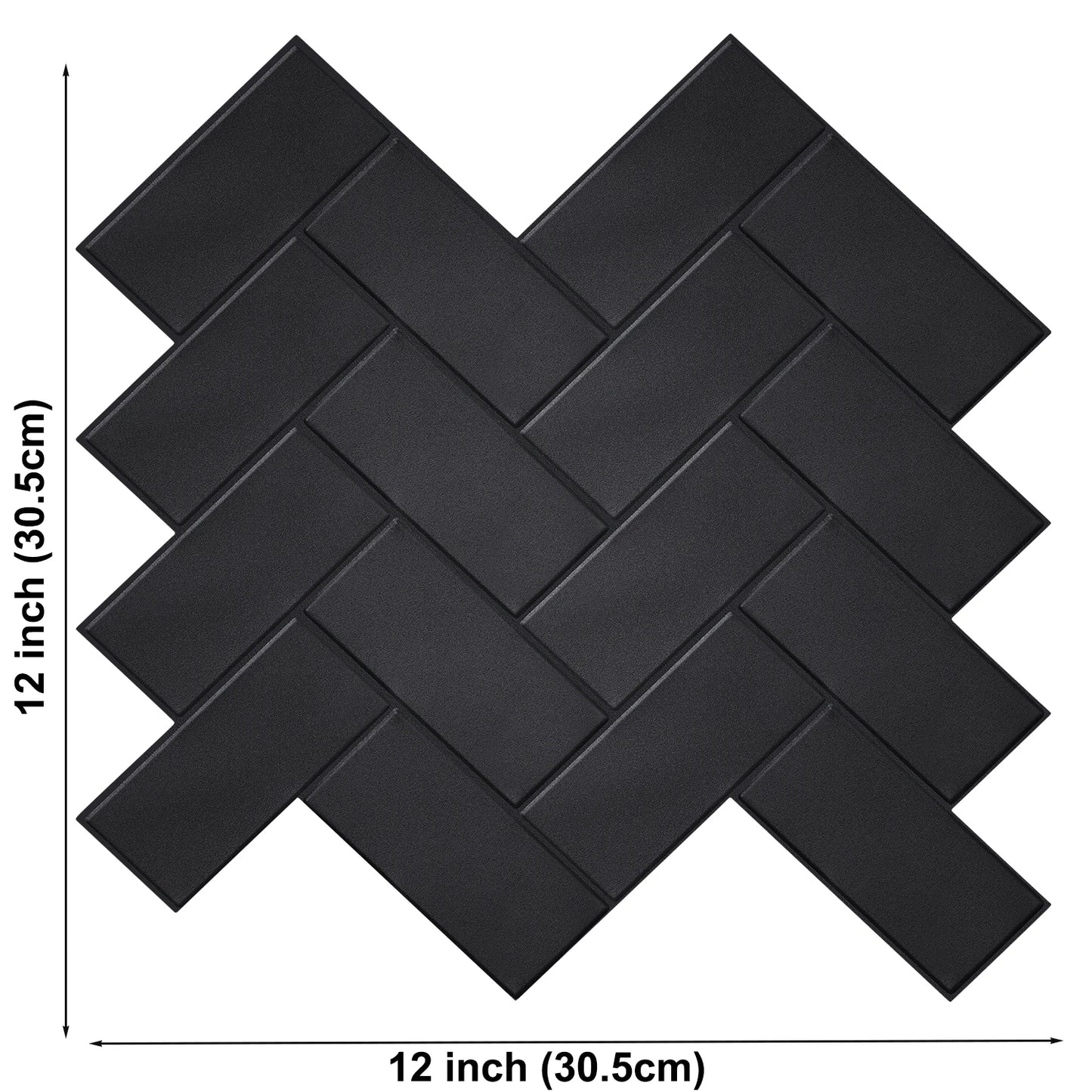 10 pièces peler et coller des carreaux muraux à talons bricolage backseret de cuisine à grande taille Autocollant mural étanche étanche en vinyle étanchable pour la maison